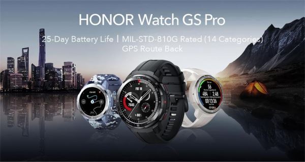 <br />
						Honor Watch GS Pro: смарт-часы с защитой MIL-STD-810G, GPS и автономностью до 25 дней за $136<br />
					