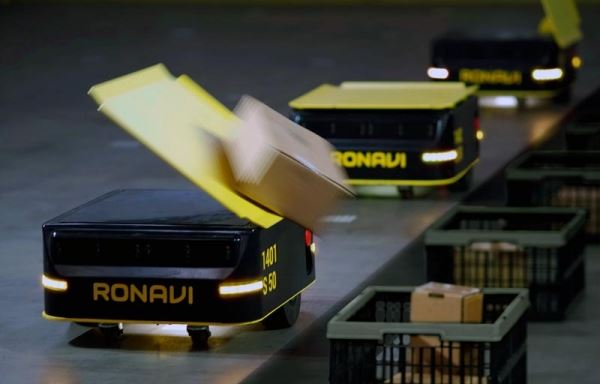Стартап ФИОП «РОСНАНО» Ronavi Robotics приступил к продажам новой модели роботов для сортировки посылок